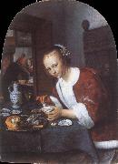 Jan Steen, The oysters eater